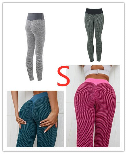 Plaid Leggings Fitness Yoga Pants Women's Seamless High Waist Breathable Gym Leggings - Fit Plus Now