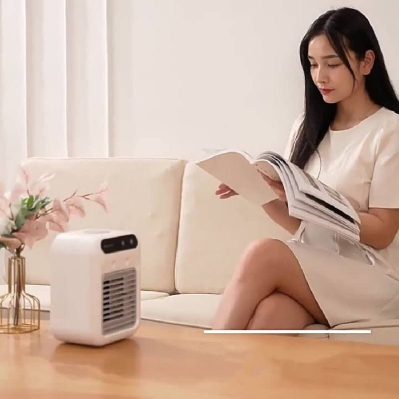 Portable Air Conditioner & Cooler Fan – Water Cooling for Room, Office, Car - Fit Plus Now