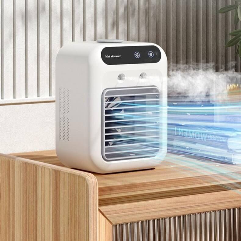 Portable Air Conditioner & Cooler Fan – Water Cooling for Room, Office, Car - Fit Plus Now