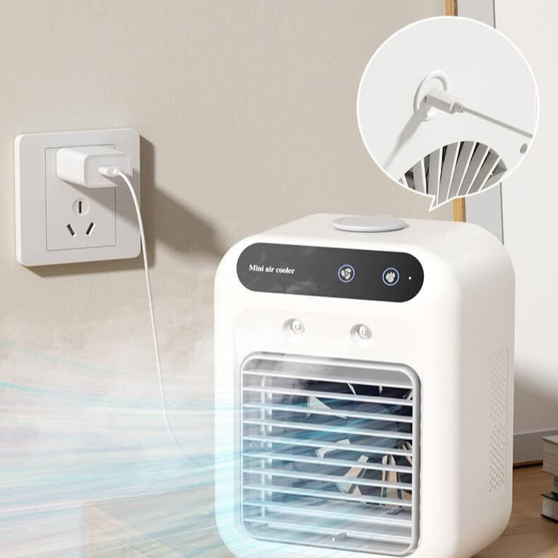 Portable Air Conditioner & Cooler Fan – Water Cooling for Room, Office, Car - Fit Plus Now