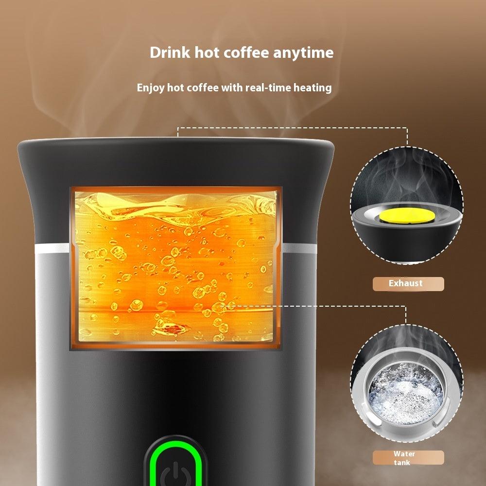 Portable Electric Coffee Grinder & Espresso Maker. - Fit Plus Now
