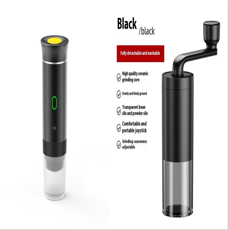 Portable Electric Coffee Grinder & Espresso Maker. - Fit Plus Now