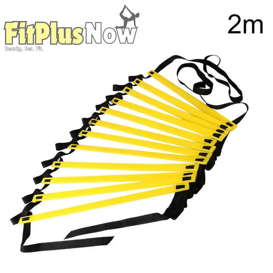 Premium Agility Training Ladder – Adjustable Speed & Footwork Rope Ladder for Athletes & Fitness. - Fit Plus Now