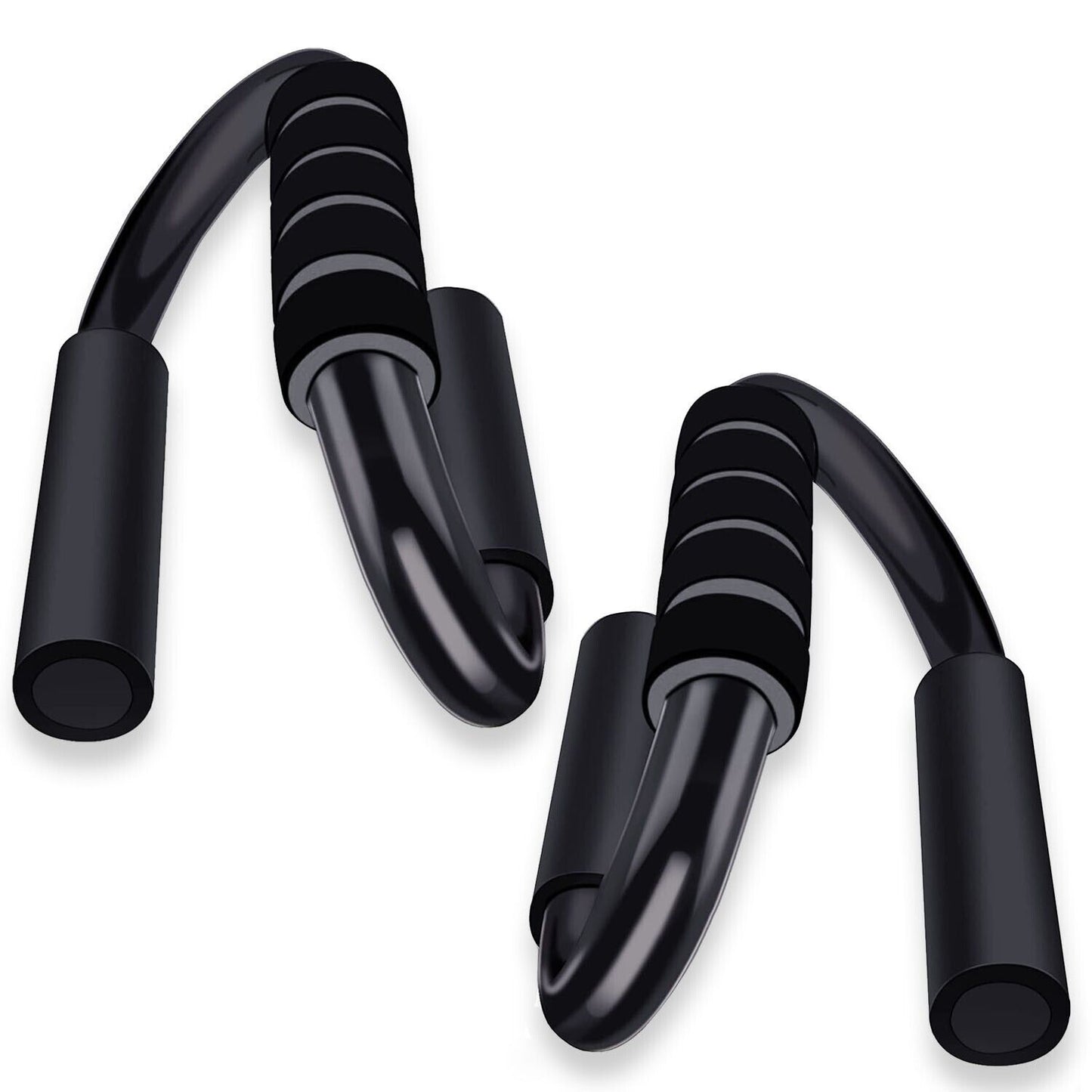 S-Shaped Non-Slip Push-Up Bars for Strength Training & Home Workouts. - Fit Plus Now