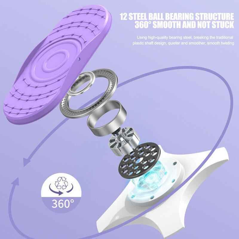 Twist Waist Disc Set – Adjustable Fitness Discs for Core & Waist Toning.