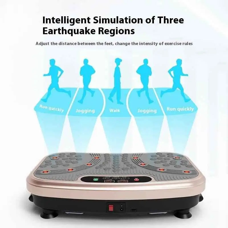 Vibration Power Plate – Lazy Standing Waist Slimming Machine for Belly Fat & Weight Loss.