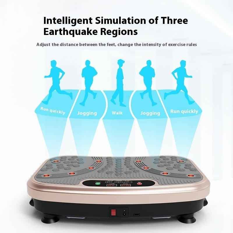 Vibration Power Plate – Lazy Standing Waist Slimming Machine for Belly Fat & Weight Loss.