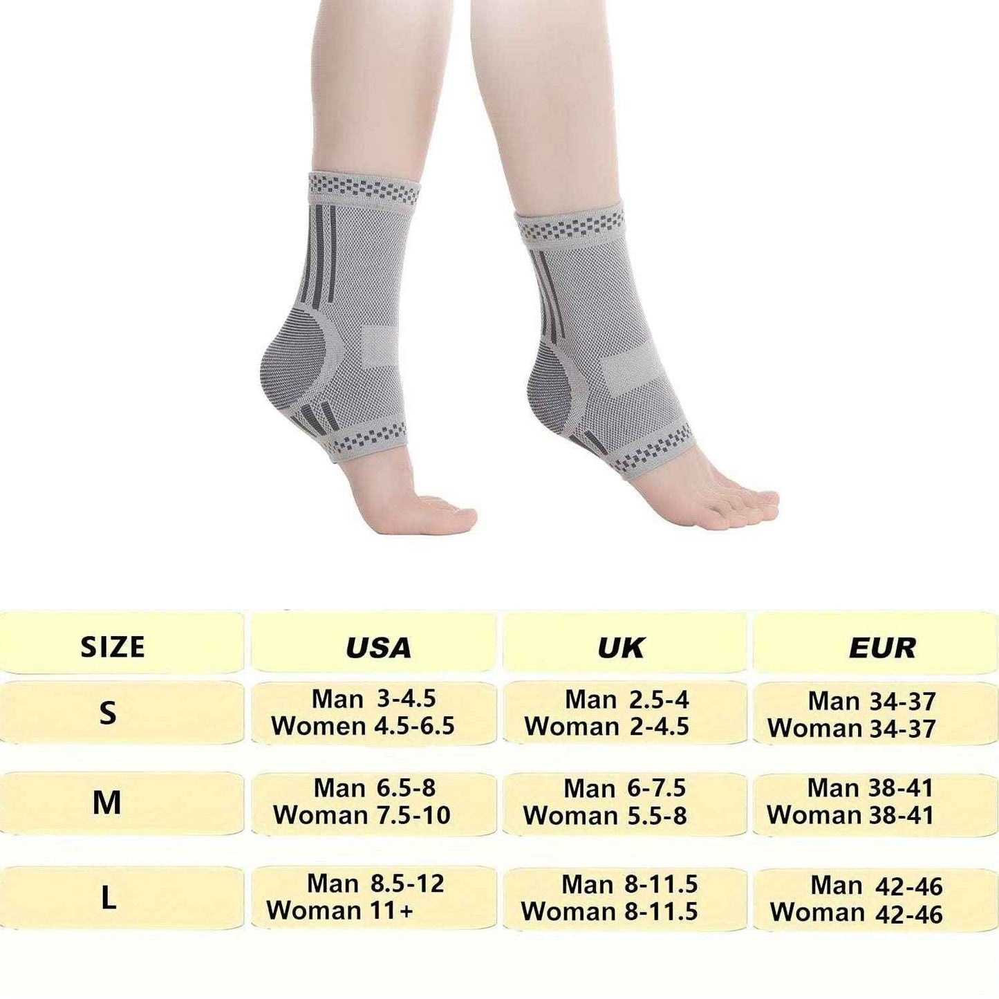 Warm Ankle Support Brace – Compression Sleeve for Pain Relief & Injury Recovery.