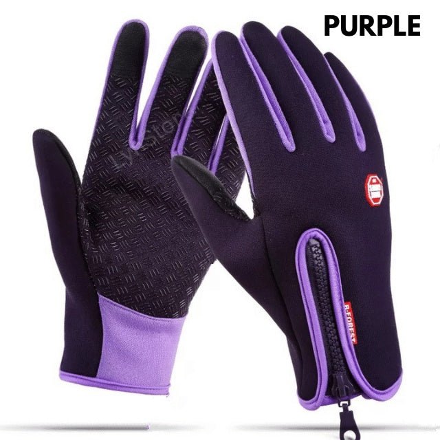 Winter Touchscreen Riding Gloves – Waterproof & Fleece - Lined. - Fit Plus Now