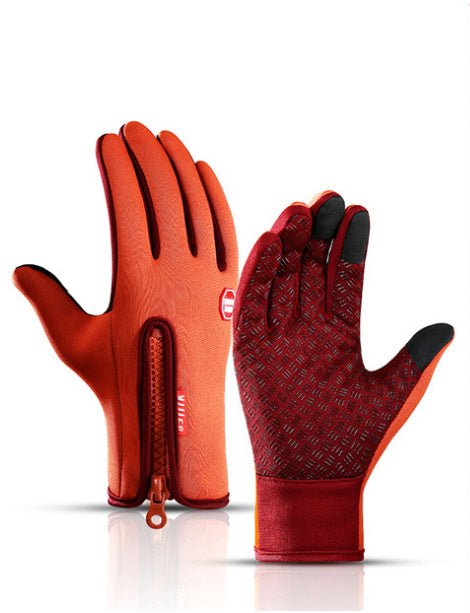 Winter Touchscreen Riding Gloves – Waterproof & Fleece - Lined. - Fit Plus Now