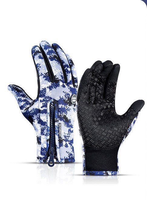 Winter Touchscreen Riding Gloves – Waterproof & Fleece - Lined. - Fit Plus Now