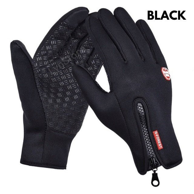 Winter Touchscreen Riding Gloves – Waterproof & Fleece - Lined. - Fit Plus Now