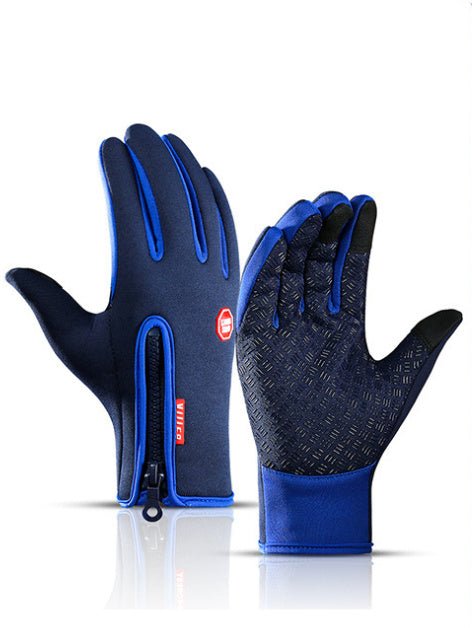 Winter Touchscreen Riding Gloves – Waterproof & Fleece - Lined. - Fit Plus Now