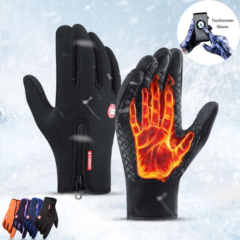 Winter Touchscreen Riding Gloves – Waterproof & Fleece - Lined. - Fit Plus Now