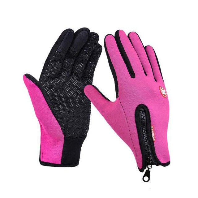 Winter Touchscreen Riding Gloves – Waterproof & Fleece - Lined. - Fit Plus Now
