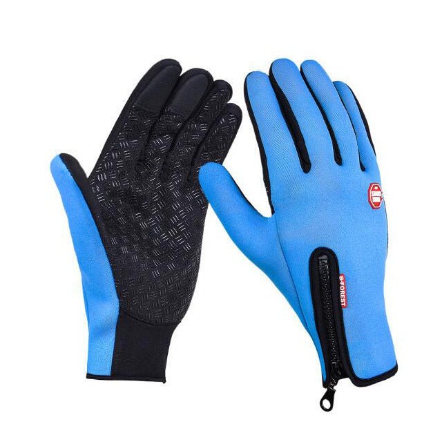 Winter Touchscreen Riding Gloves – Waterproof & Fleece - Lined. - Fit Plus Now