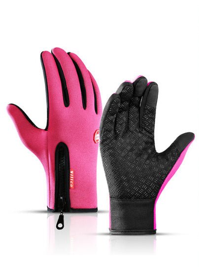 Winter Touchscreen Riding Gloves – Waterproof & Fleece - Lined. - Fit Plus Now