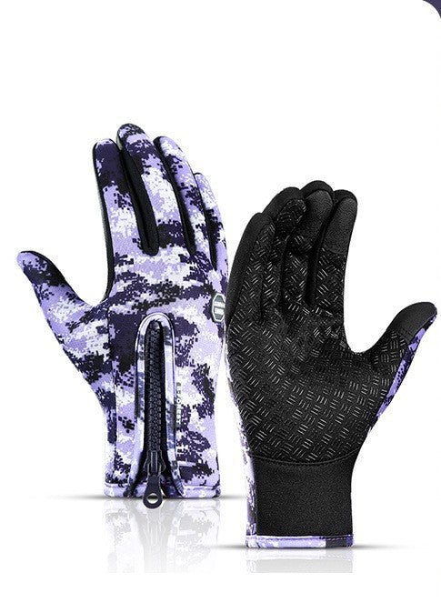 Winter Touchscreen Riding Gloves – Waterproof & Fleece - Lined. - Fit Plus Now
