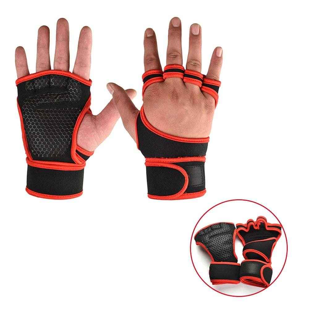 Workout Gloves with Wrist Support | Gym Gloves for Men & Women.