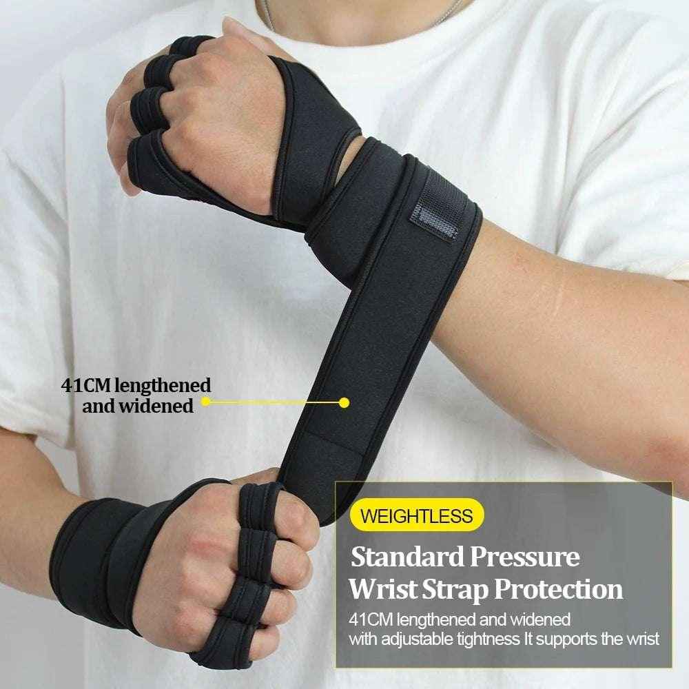 Workout Gloves with Wrist Support | Gym Gloves for Men & Women.