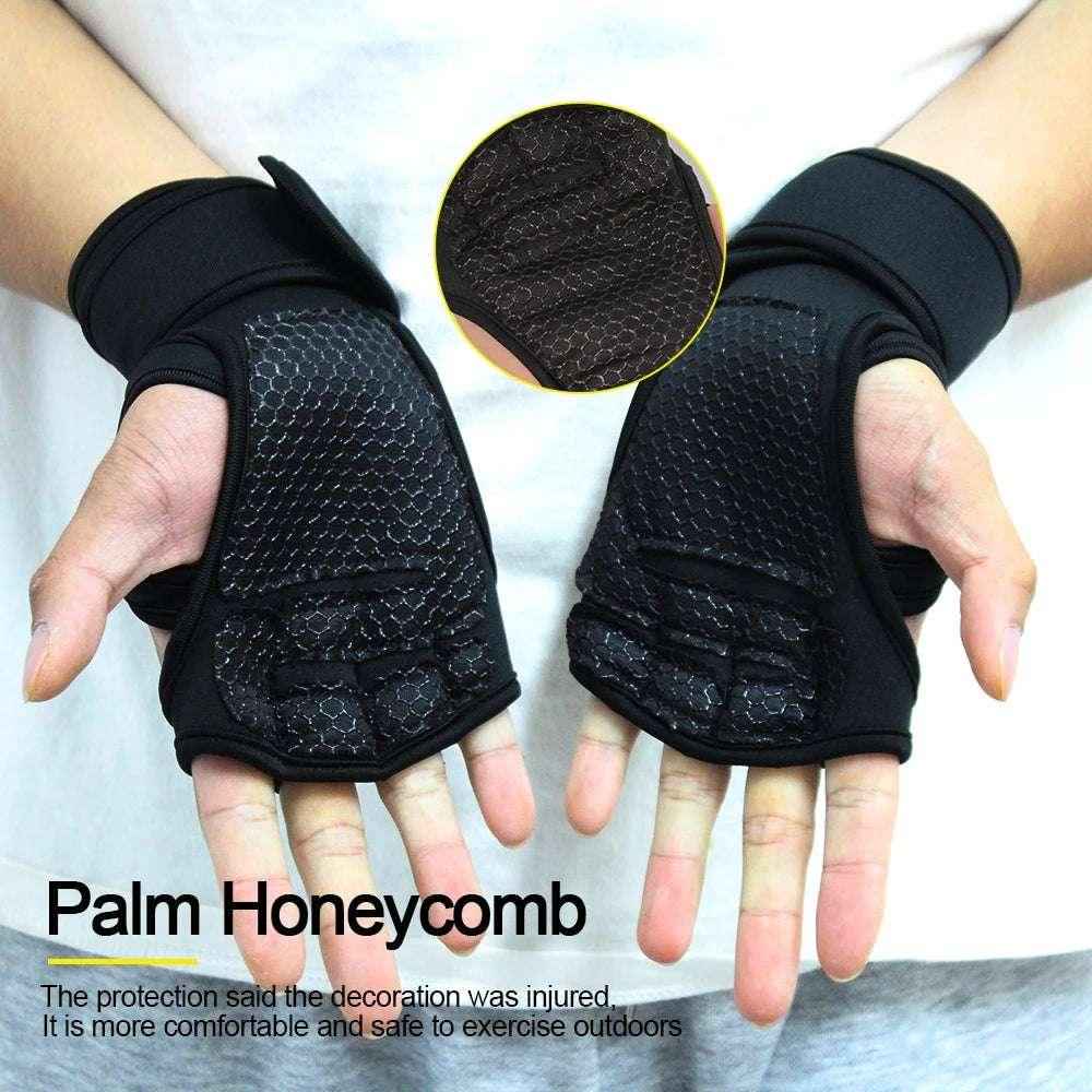 Workout Gloves with Wrist Support | Gym Gloves for Men & Women.