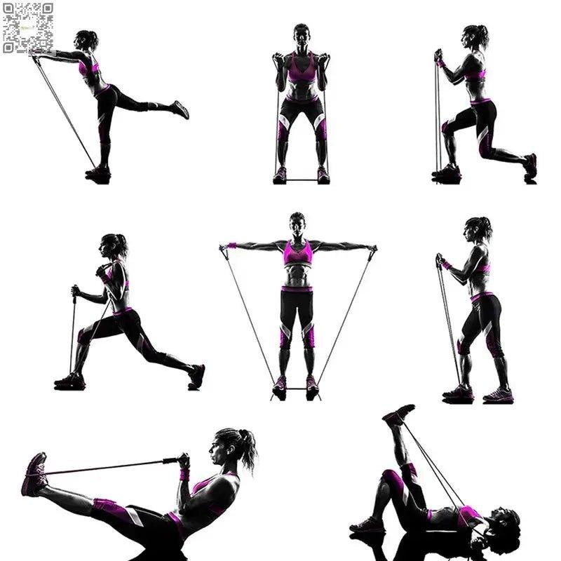 Yoga Resistance Band for Home Workouts. - Fit Plus Now