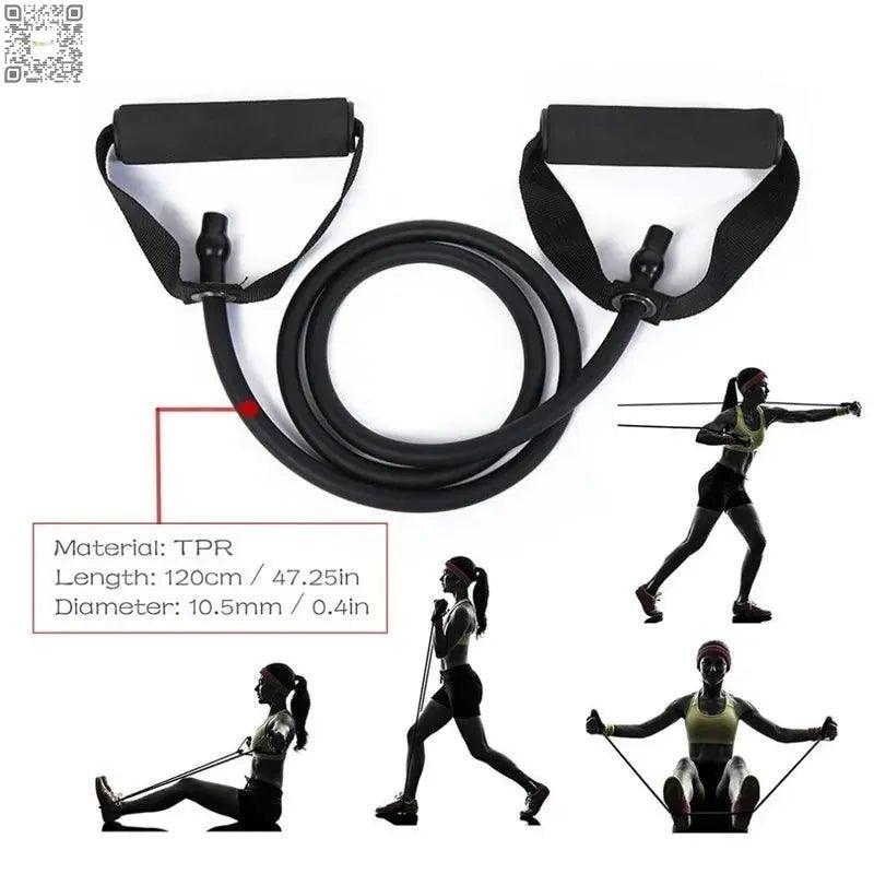 Yoga Resistance Band for Home Workouts. - Fit Plus Now