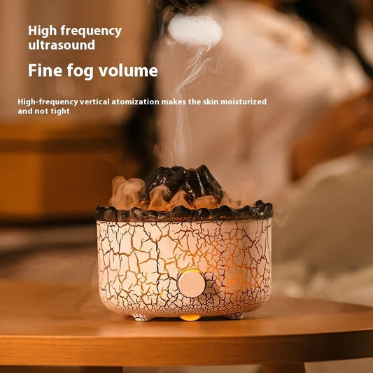 Lava Volcano Aroma Diffuser Smoke Ring Humidifier. - Fit Plus Now