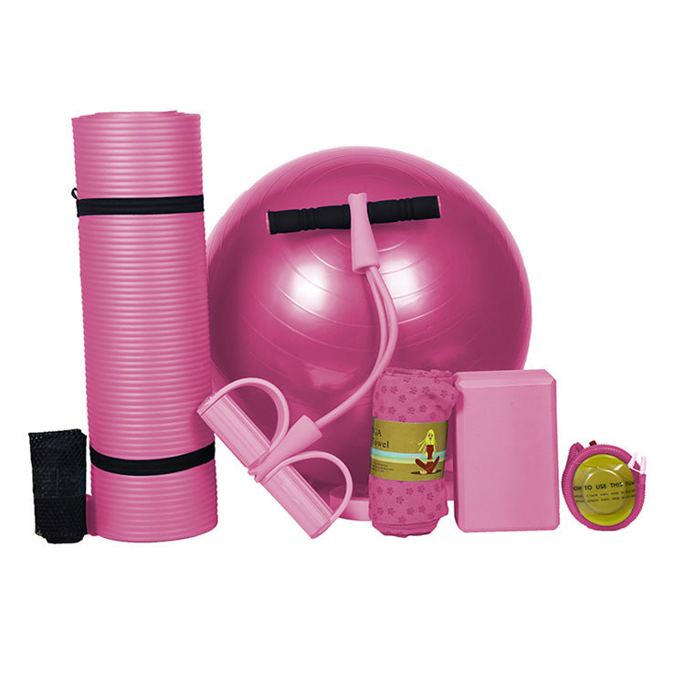 Complete Yoga & Pilates Bundle – 5 Piece Home Fitness Kit.