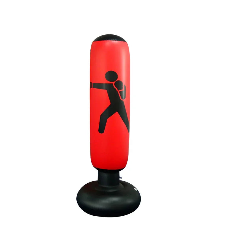 Fitness Inflatable Boxing Column – Venting Sandbag Toy. - Fit Plus Now