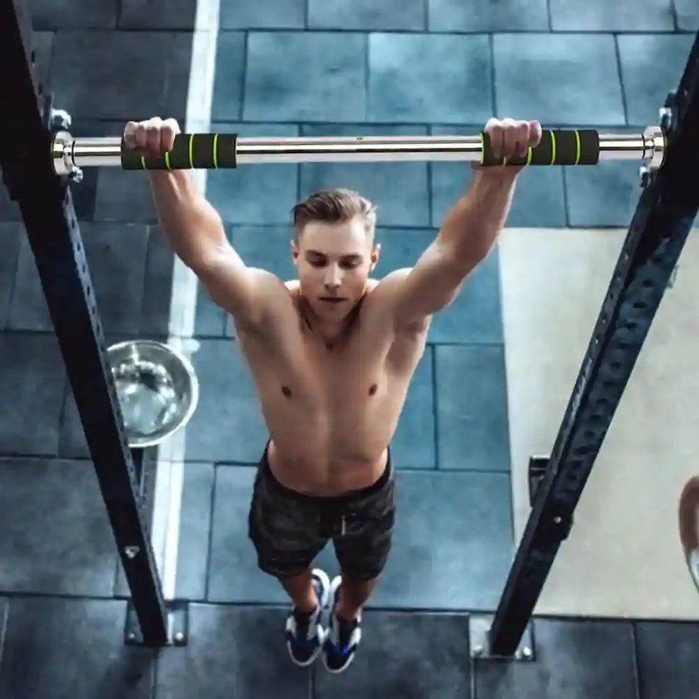 Door Frame Pull-Up Bar 440lbs Capacity - Home Fitness Strength Trainer