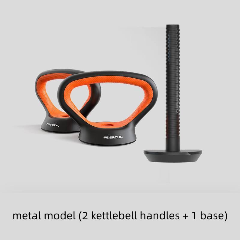 Adjustable Kettlebell Handle & Dumbbell Set – Versatile Home Gym Strength Training Equipment. - Fit Plus Now