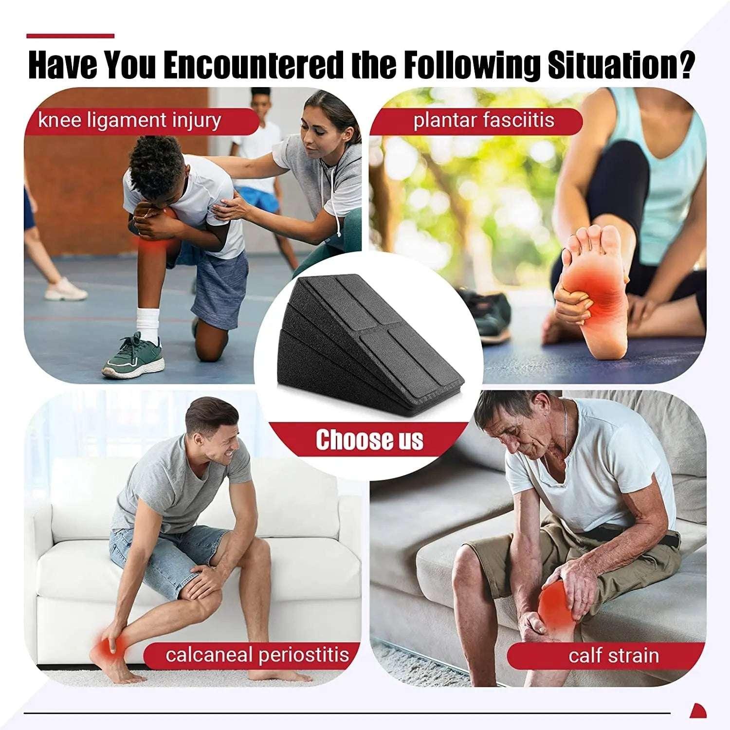 Adjustable Squat Wedge Blocks Set for Squats and Leg Activation. - Fit Plus Now