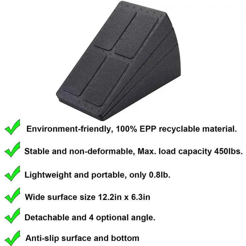 Adjustable Squat Wedge Blocks Set for Squats and Leg Activation..