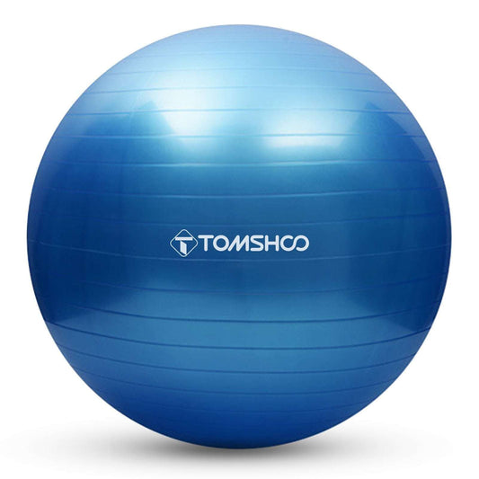Anti - Burst Yoga Ball – Stability & Balance Ball with Pump for Pilates & Fitness. - Fit Plus Now
