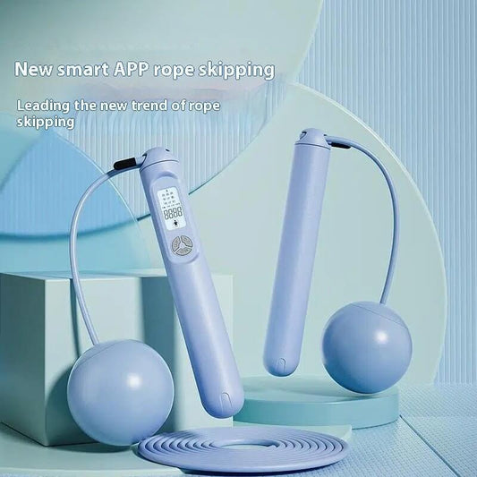 Bluetooth Smart Weight-bearing Cordless Skipping Rope - Fit Plus Now