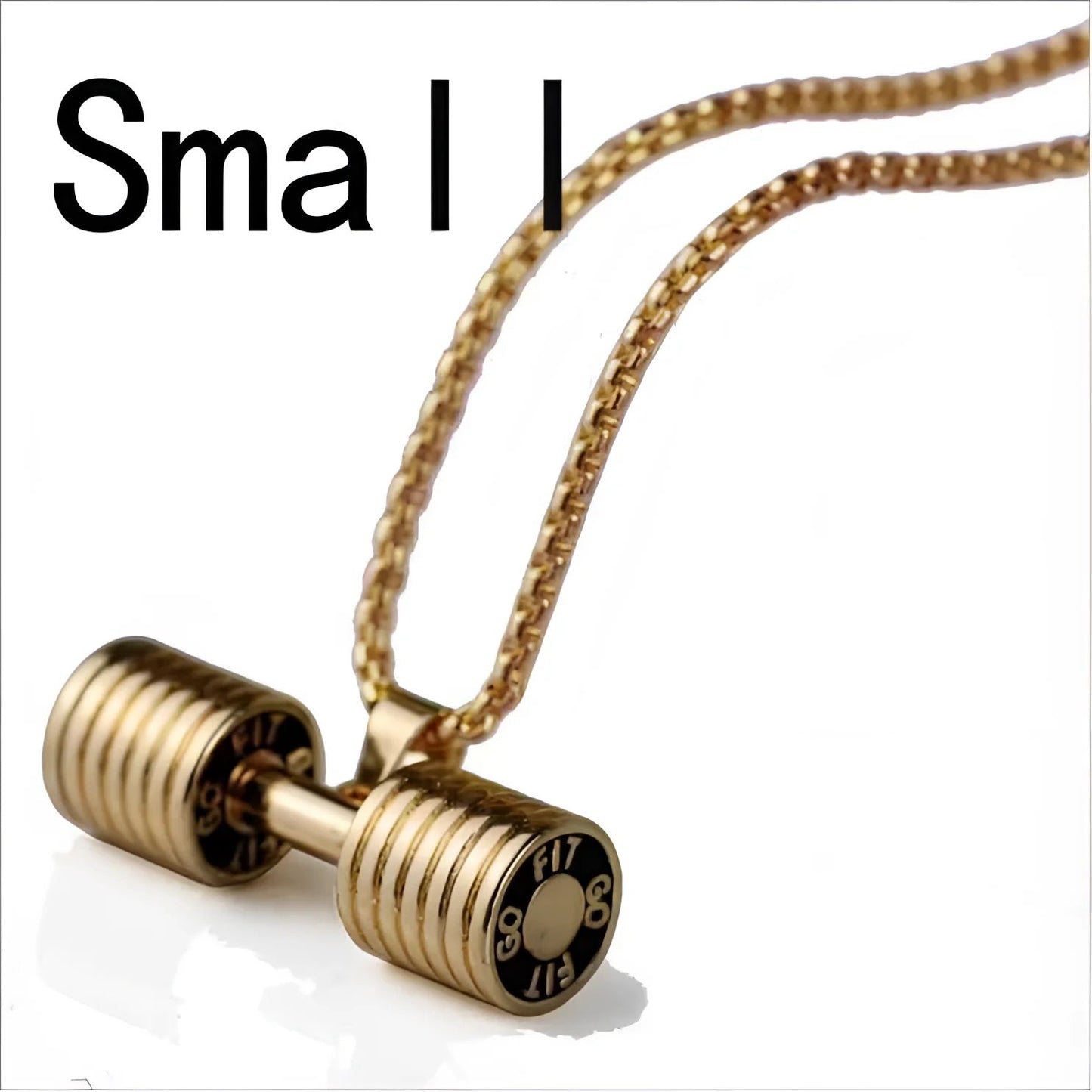 Dumbbell Barbell Pendant - Show Your Strength with Style.