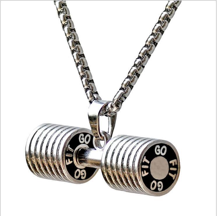 Dumbbell Barbell Pendant – Wear Your Strength with Style - Fit Plus Now
