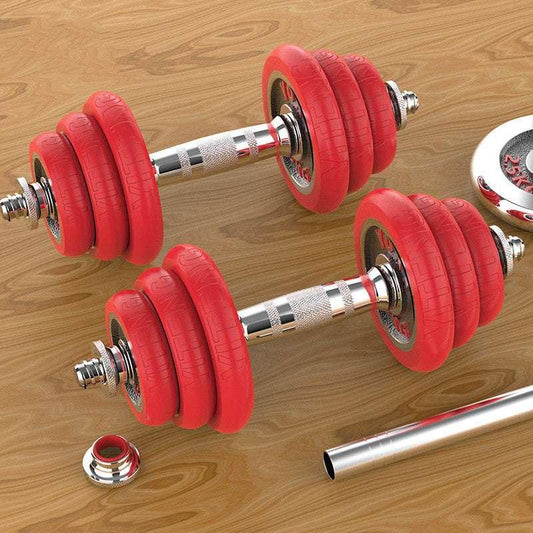Electroplated Iron Dumbbells – Durable Strength Training Weights for Home & Gym. - Fit Plus Now
