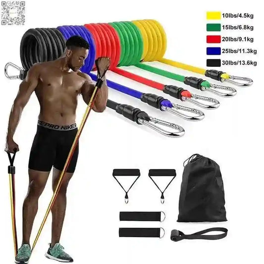 Resistance Bands Set for Women – 11-Piece Home Workout Kit - Fit Plus Now