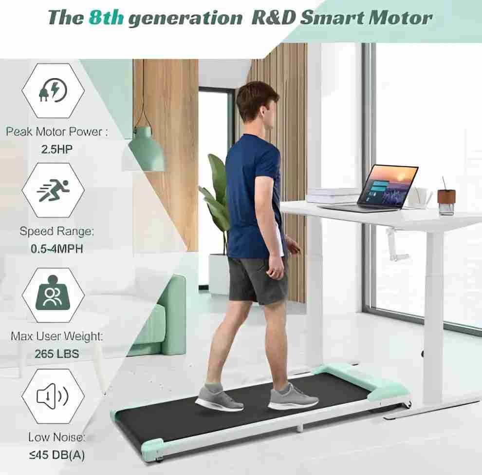 2-in-1 Under Desk Treadmill for Busy Women - Fit Plus Now