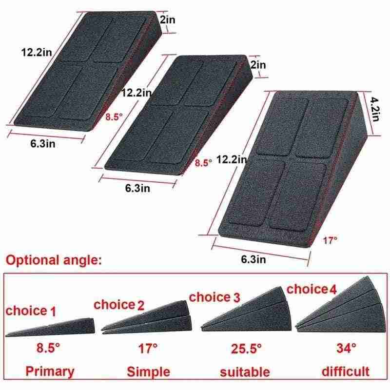Adjustable Squat Wedge Blocks Set for Squats, Leg Activation - Fit Plus Now