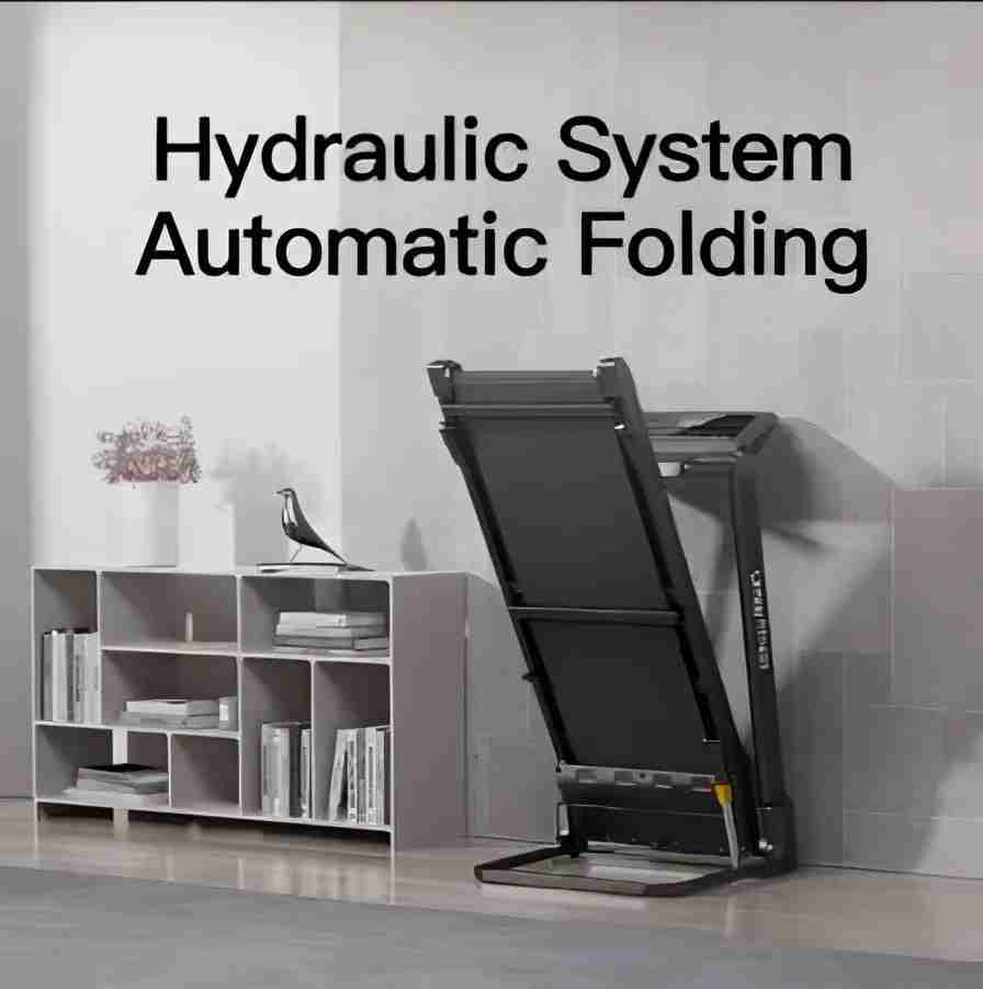 Home Folding Treadmill with Quiet Motor & Compact Design 4 Fit Plus Now