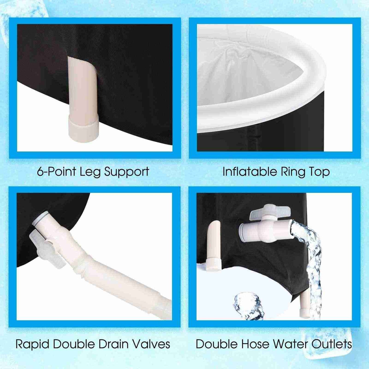 Pro Ice Bath Recovery Tub — Insulated & Foldable - Fit Plus Now