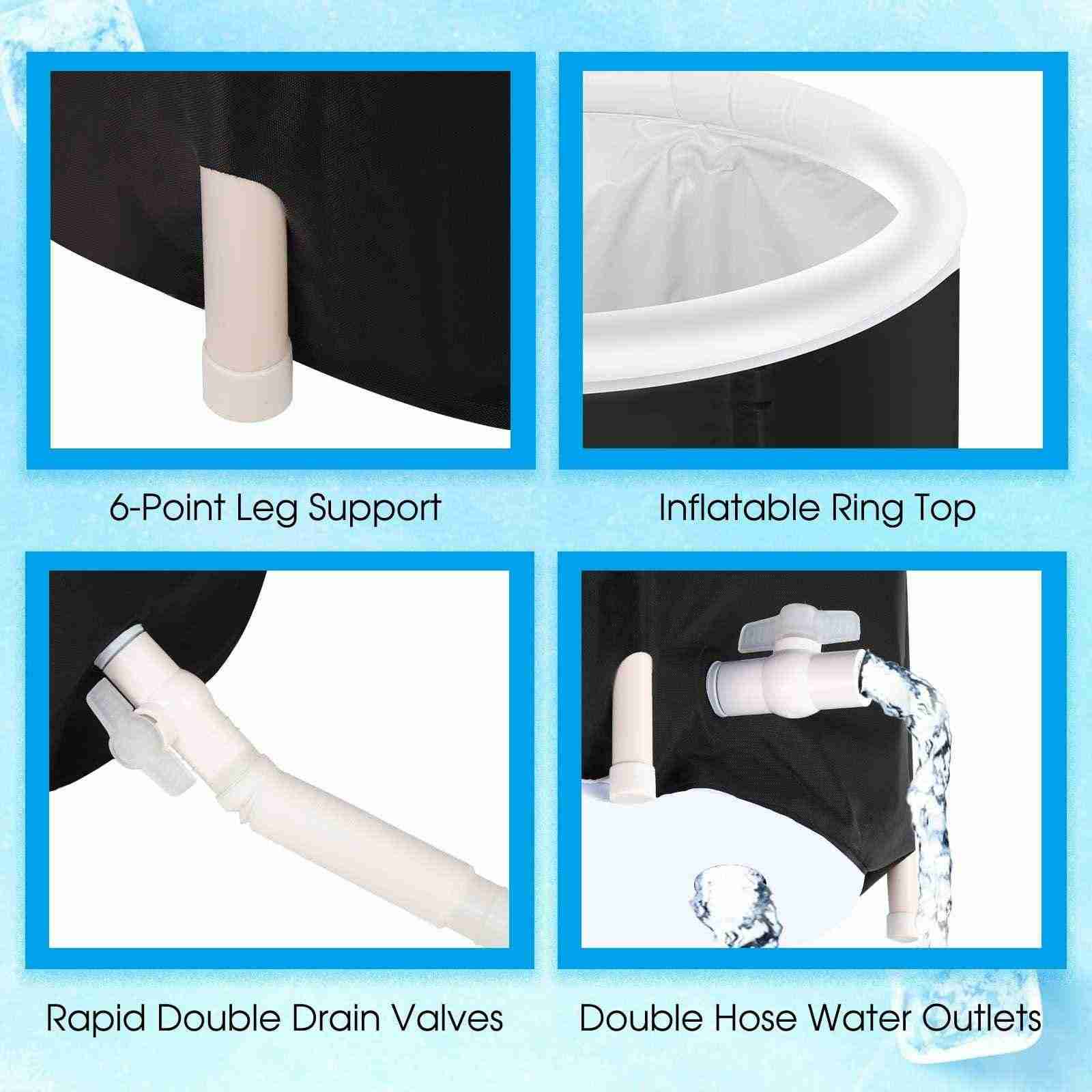 Pro Ice Bath Recovery Tub — Insulated & Foldable - Fit Plus Now