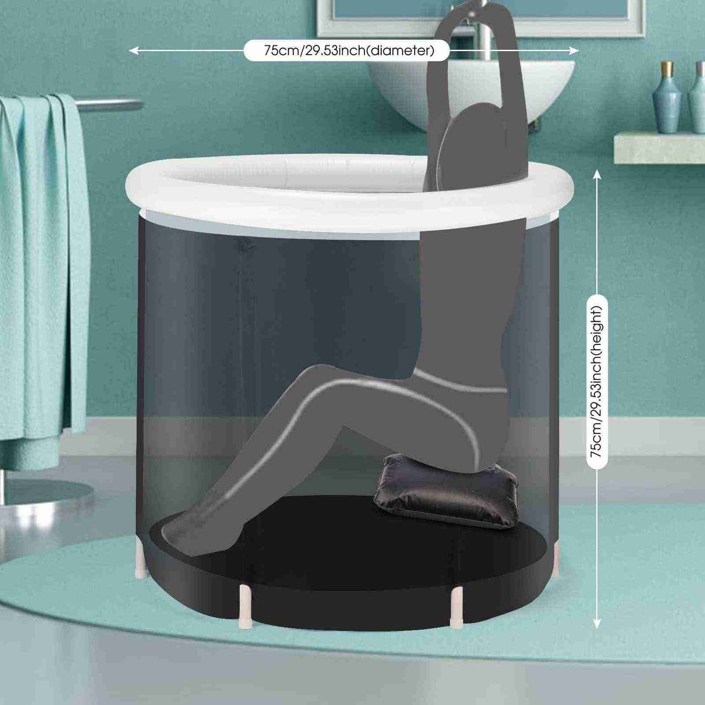 Pro Ice Bath Recovery Tub — Insulated & Foldable - Fit Plus Now