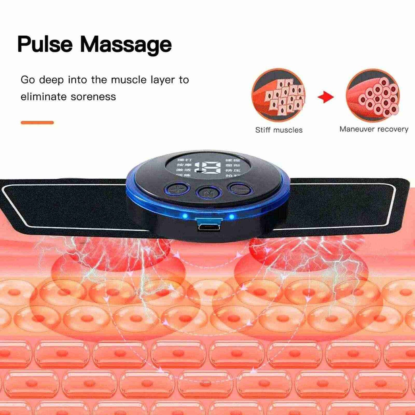 Rechargeable Muscle Toner for Busy Women – EMS Core & Ab Training at Home - Fit Plus Now