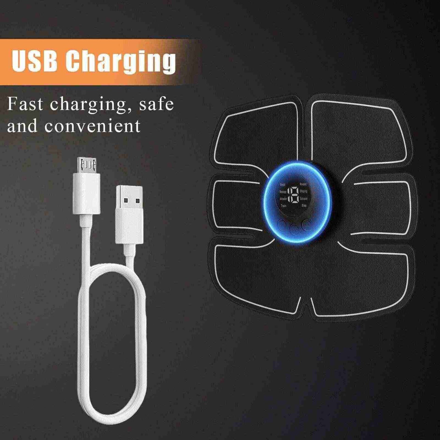 Rechargeable Muscle Toner for Busy Women – EMS Core & Ab Training at Home - Fit Plus Now