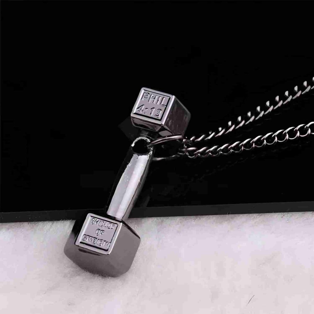Titanium Barbell Necklace for Active Women – Wear Your Strength - Fit Plus Now