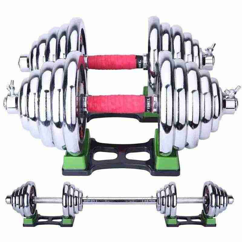 Electroplated Iron Dumbbells for Busy Women — 10 to 50kg Pairs - Fit Plus Now